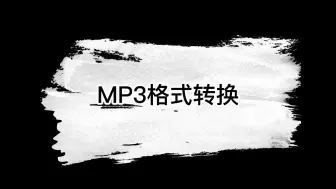 Download Video: MP3格式转换