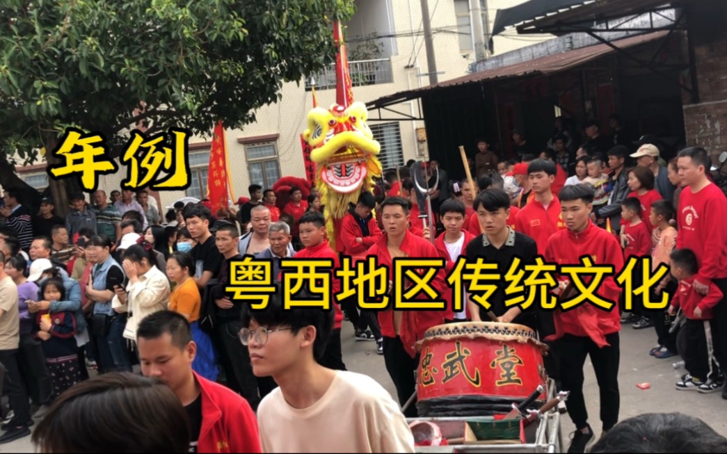 一帧未剪,粤西年例(游神),传统文化习俗