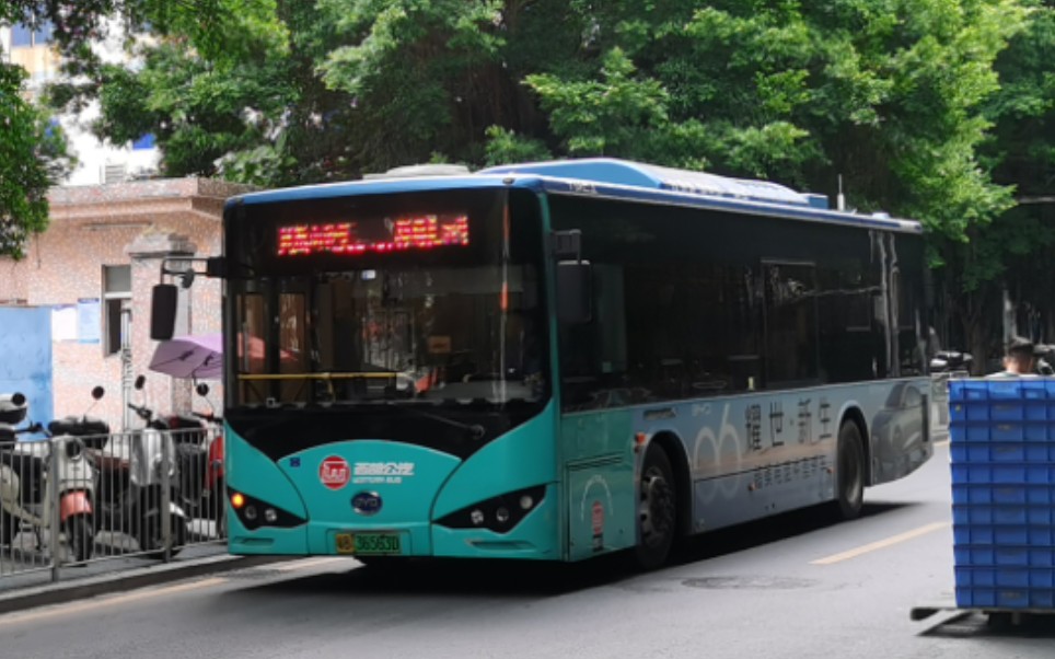 284 e8路西乡大铲湾公交总站方向全程原声原速