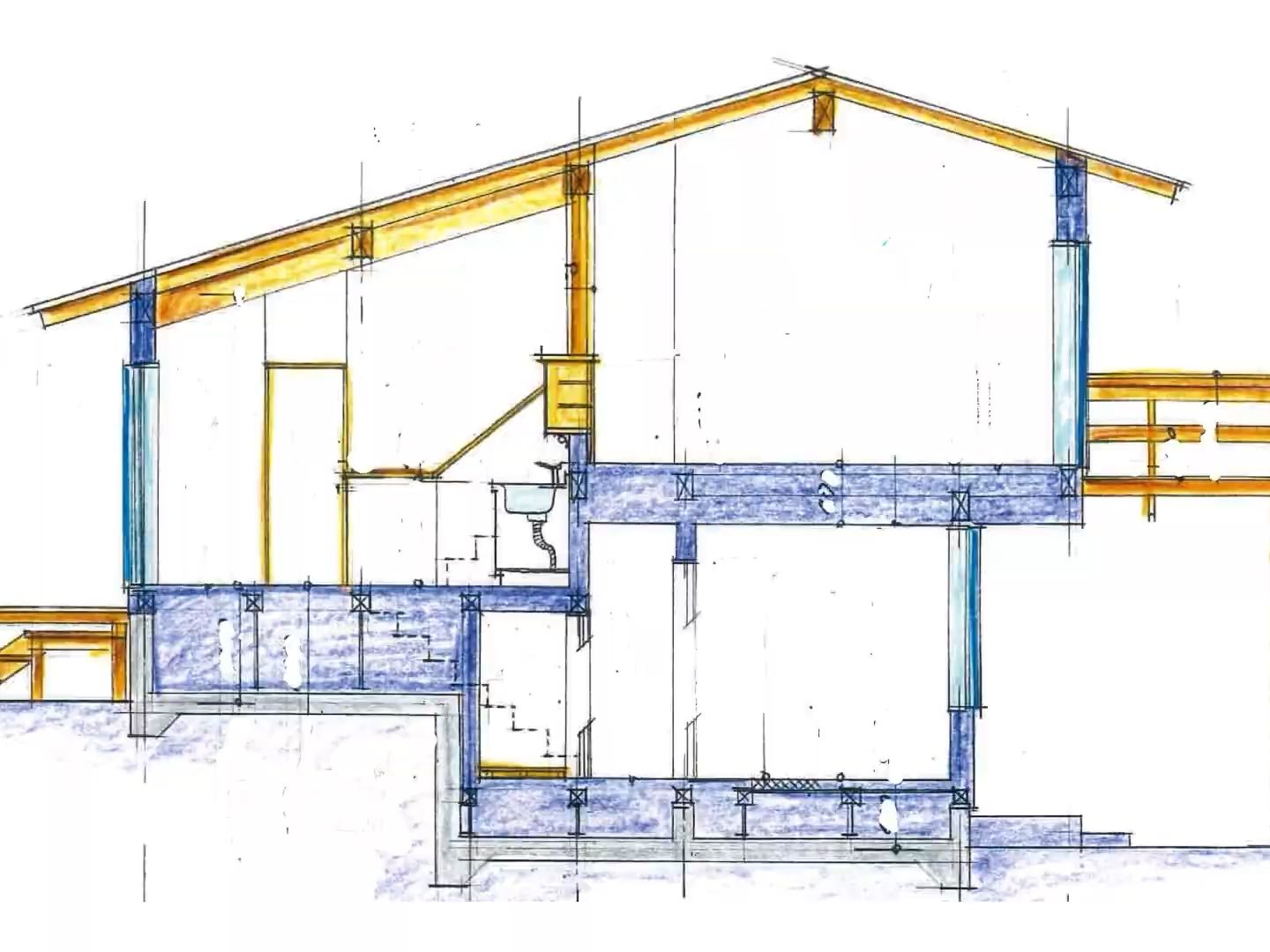 利用场地高度差的跳层住宅 | Kamezu Architecture 的住宅建设 | 天然材料住宅 | 土墙 | 木结构住宅哔哩哔哩bilibili