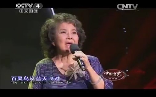 【中国文艺】2014年叶佩英在国庆节目中演唱《我爱你,中国》哔哩哔哩bilibili