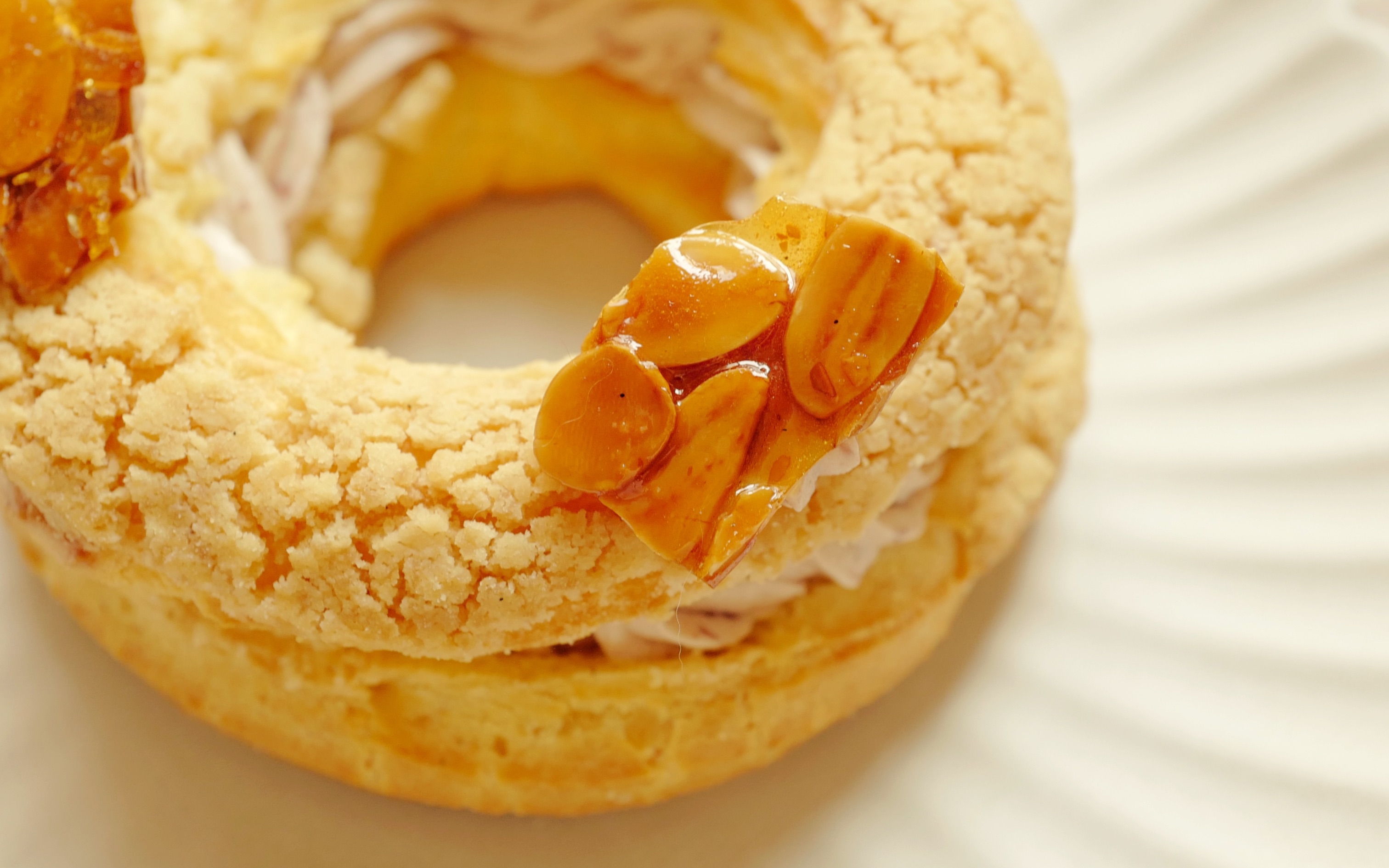 【paris-brest】布莱斯特|车轮泡芙|豆沙慕斯|杏仁脆片榛子味巴黎