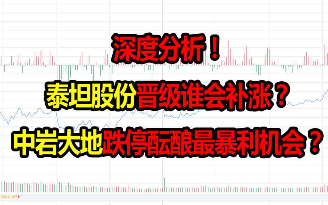 深度分析!泰坦股份晋级谁会补涨?中岩大地跌停酝酿最暴利机会?哔哩哔哩bilibili