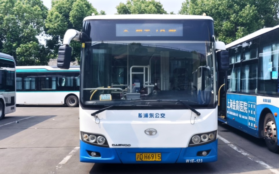 (浦東金高)上海浦東78路(原815路)公交車終點站港城路地鐵站離站(港城