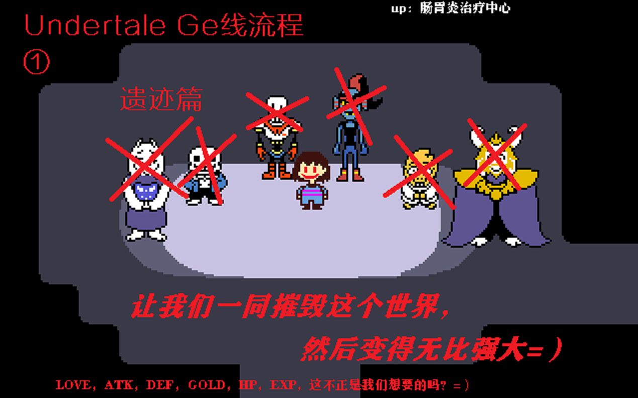 【決心.】undertale ge線流程 ①:ruins篇