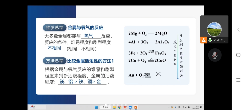 [图]20221128化学 金属的化学性质