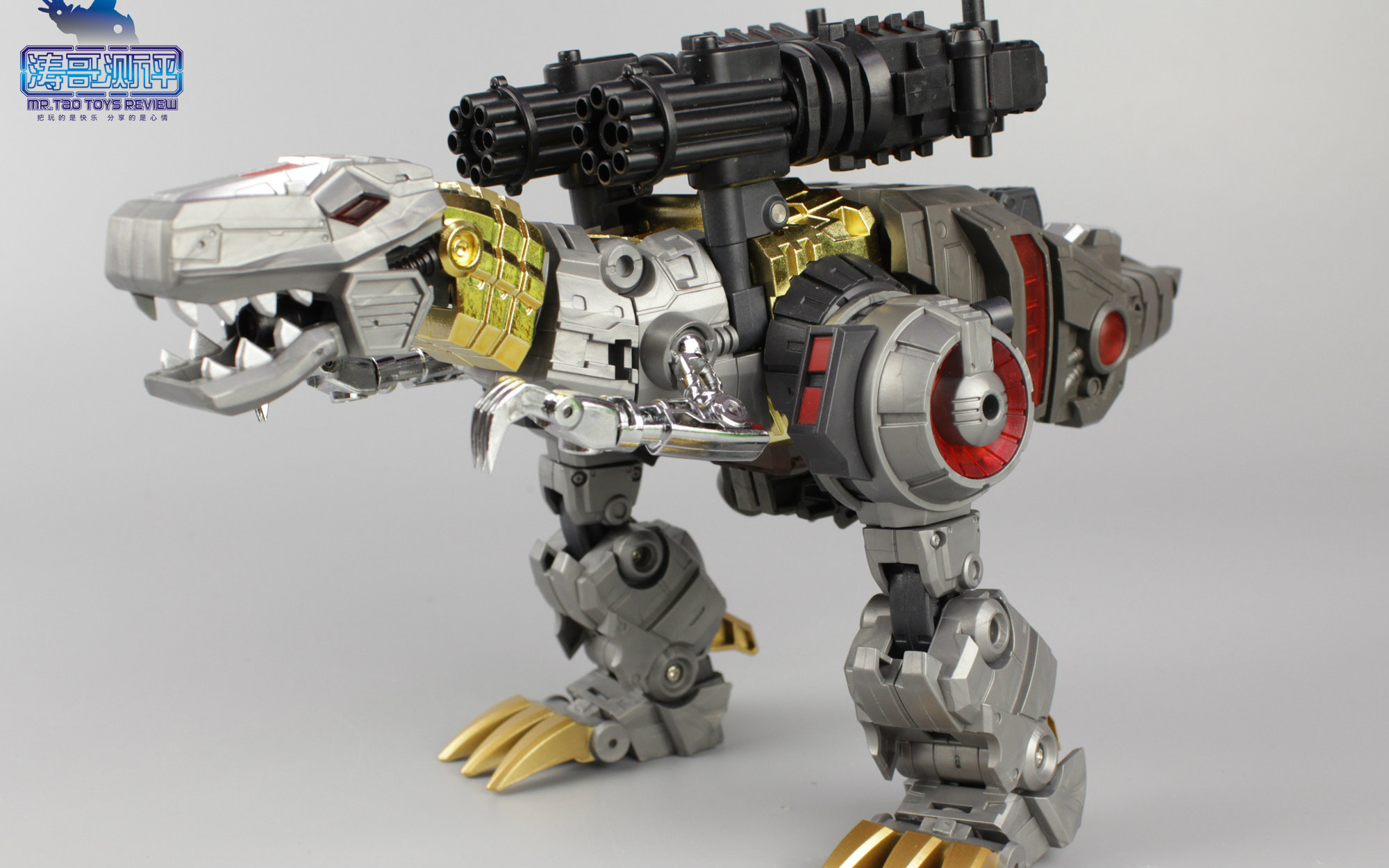 【涛哥测评】fpj钢锁变形金刚 机器恐龙之王钢索_哔哩哔哩_bilibili