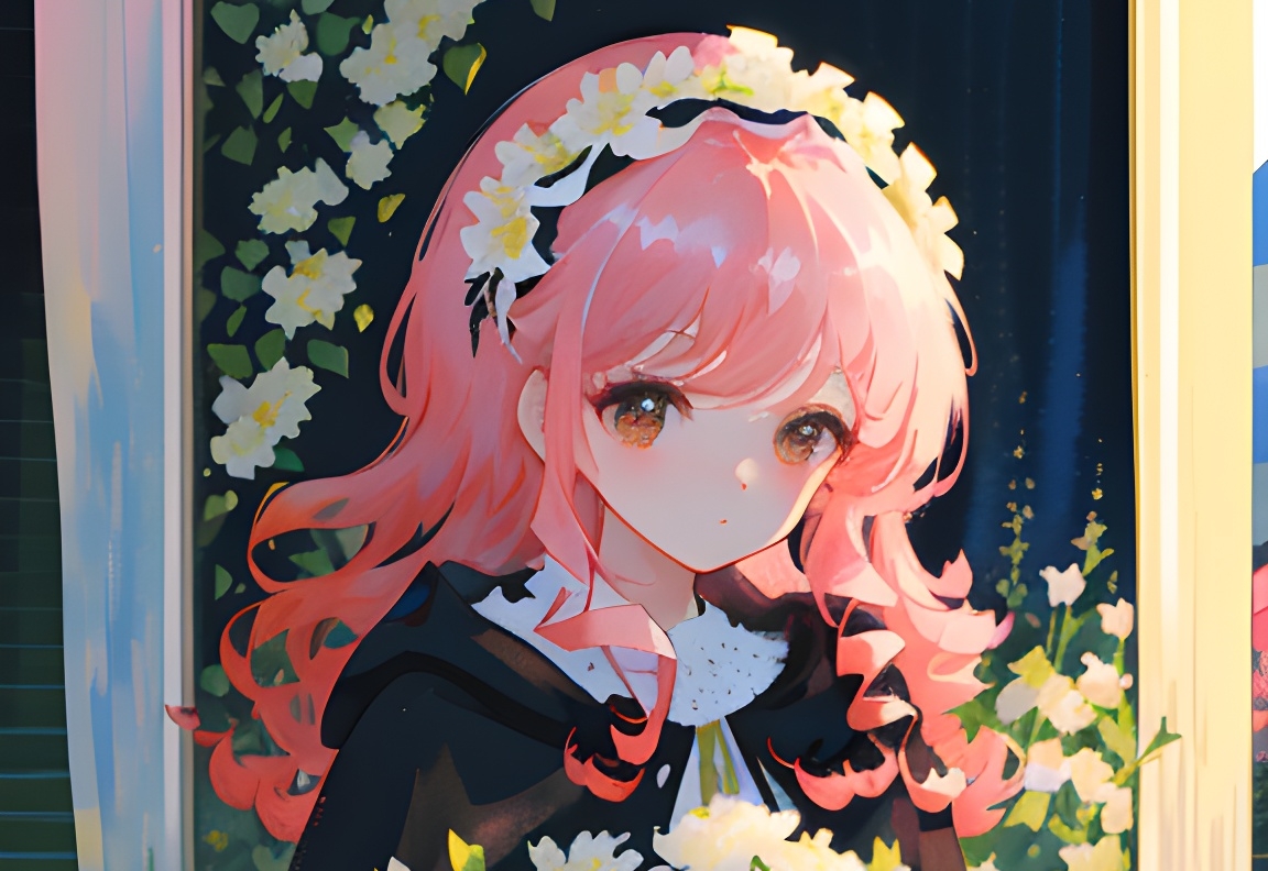 粉色系壁纸(ai绘画)