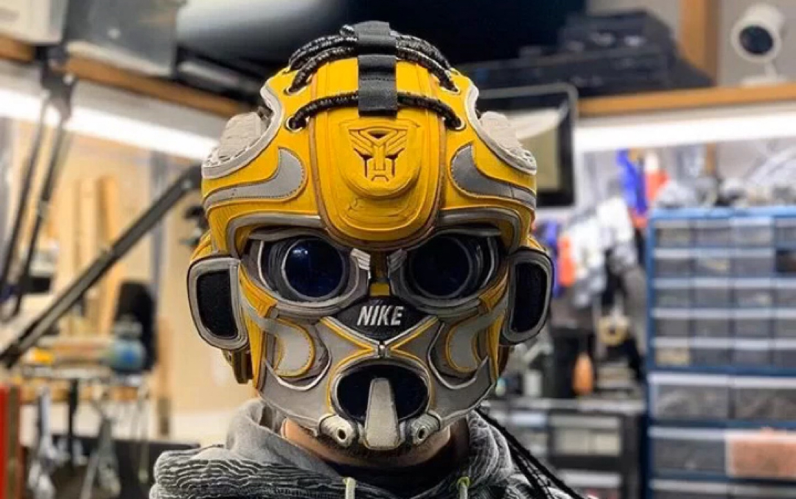 皮革nike大黄蜂面具作者gabrieljunkart