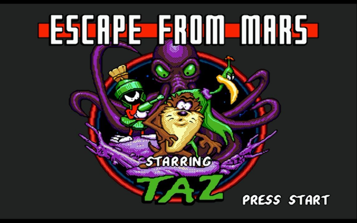 【SEGA世嘉MD游戏】古惑狼逃离火星(Taz in Escape from Mars)通关流程(自制)哔哩哔哩bilibili