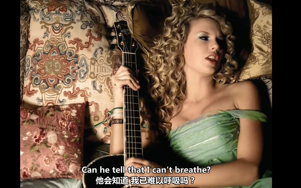 [图]Taylor Swift - Teardrops On My Guitar 中英字幕 高清修复版MV