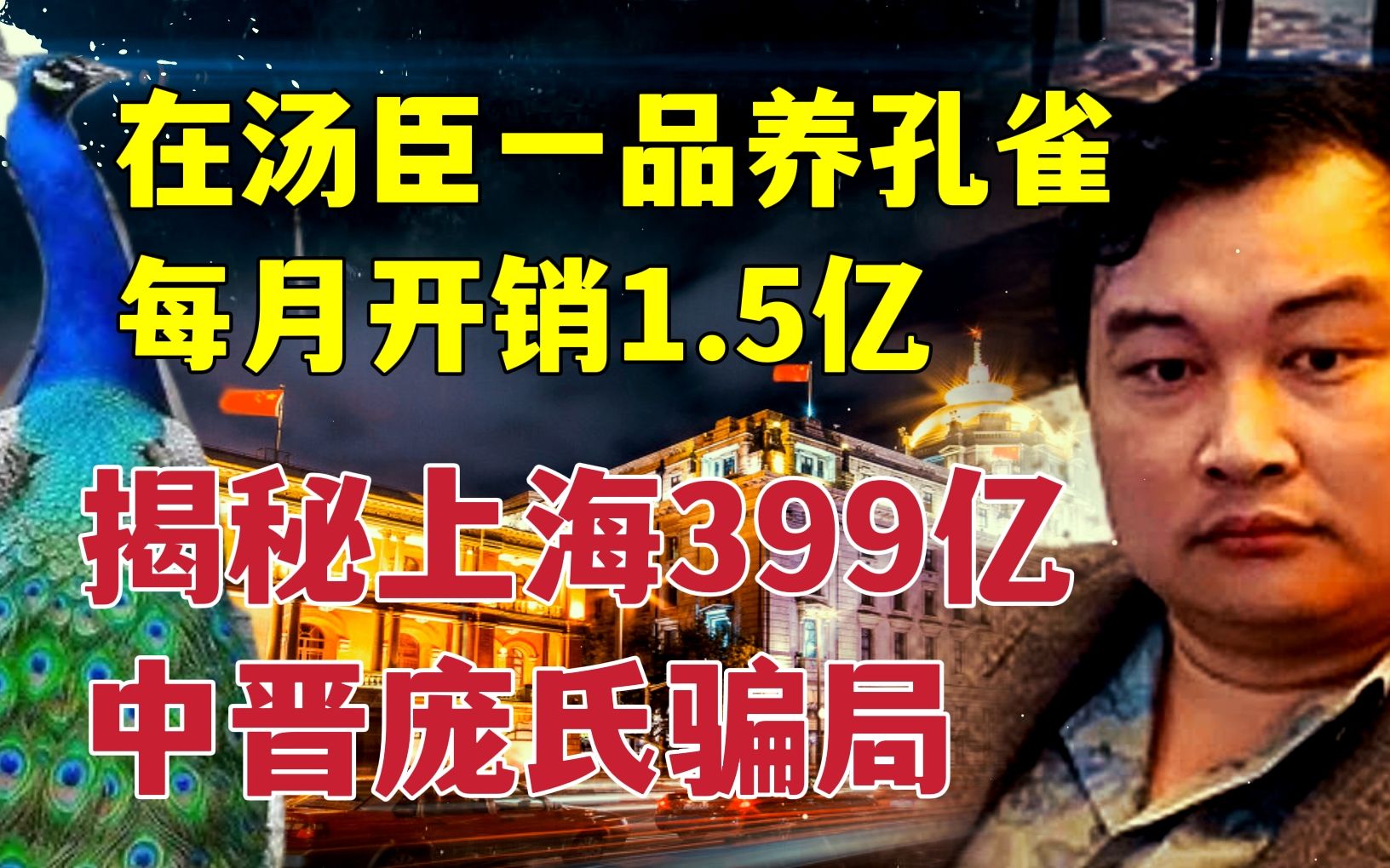 【揭秘】上海399亿庞氏骗局,每月个人花销50万,挥霍5个亿,还在上亿豪宅养孔雀哔哩哔哩bilibili