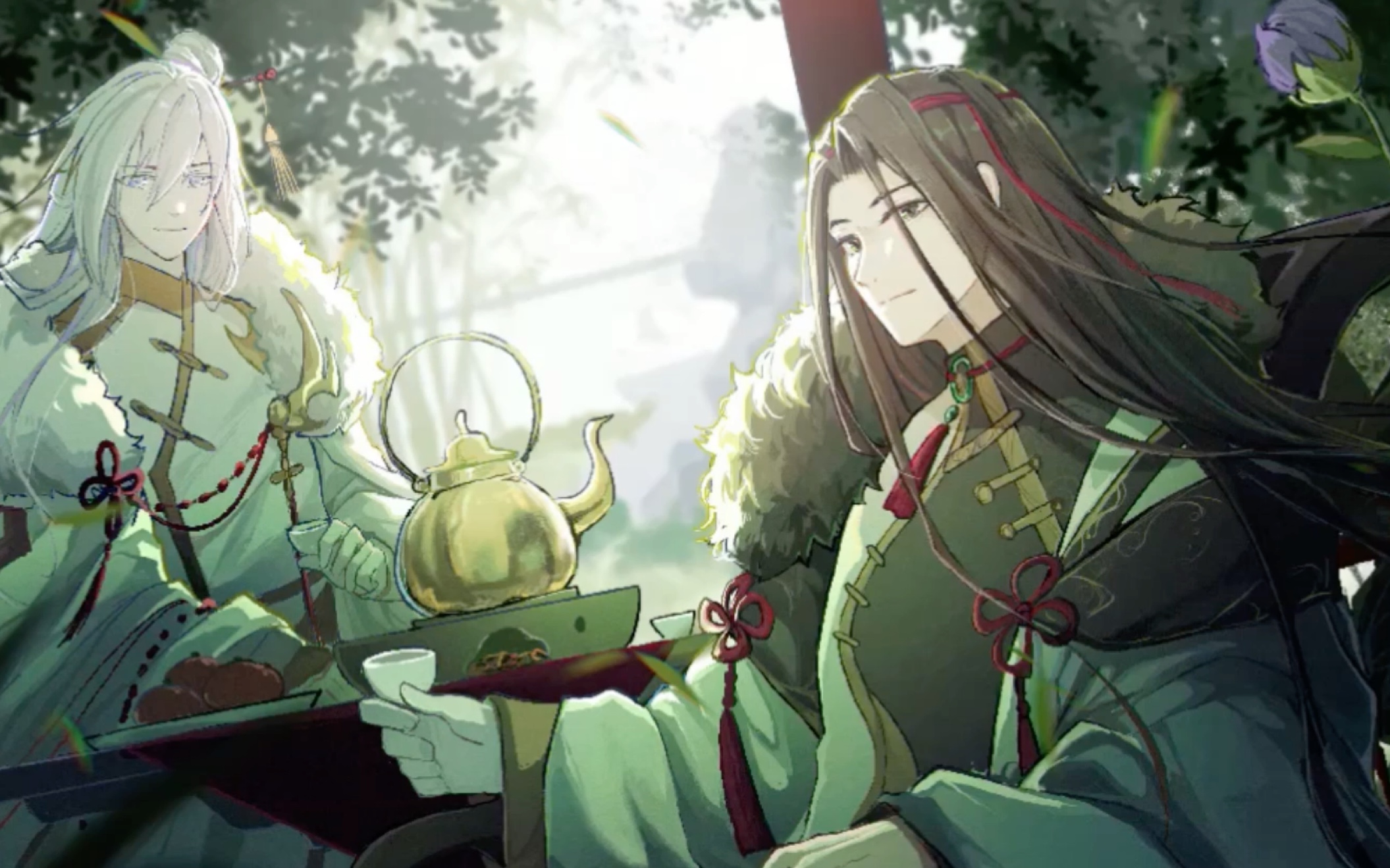 【procreate过程】玉屠·青日煮酒