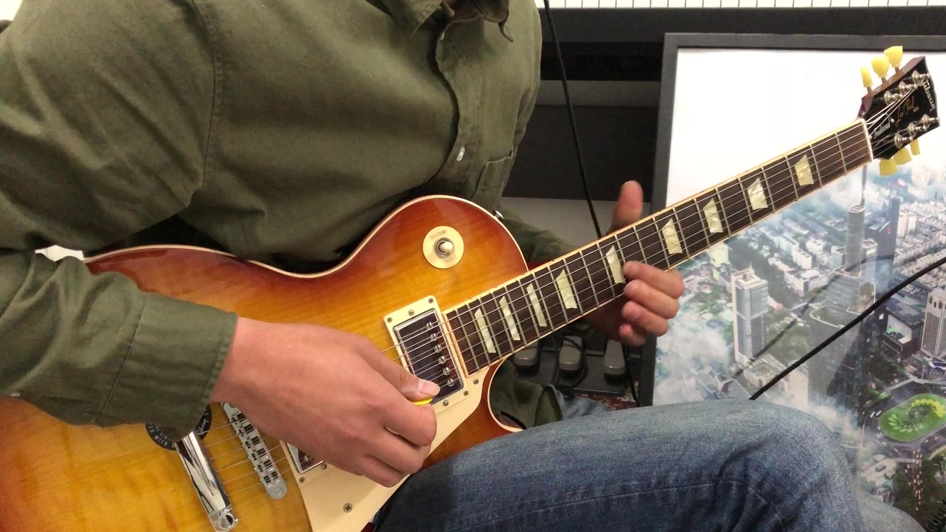 【游哥自制】枪花knockin on heavens door吉他solo二合一翻弹