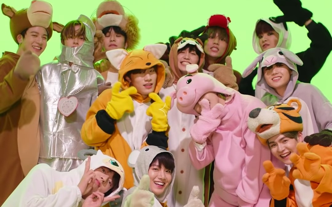 yg新男团treasuregoingcrazy动物睡衣单人直拍版公开