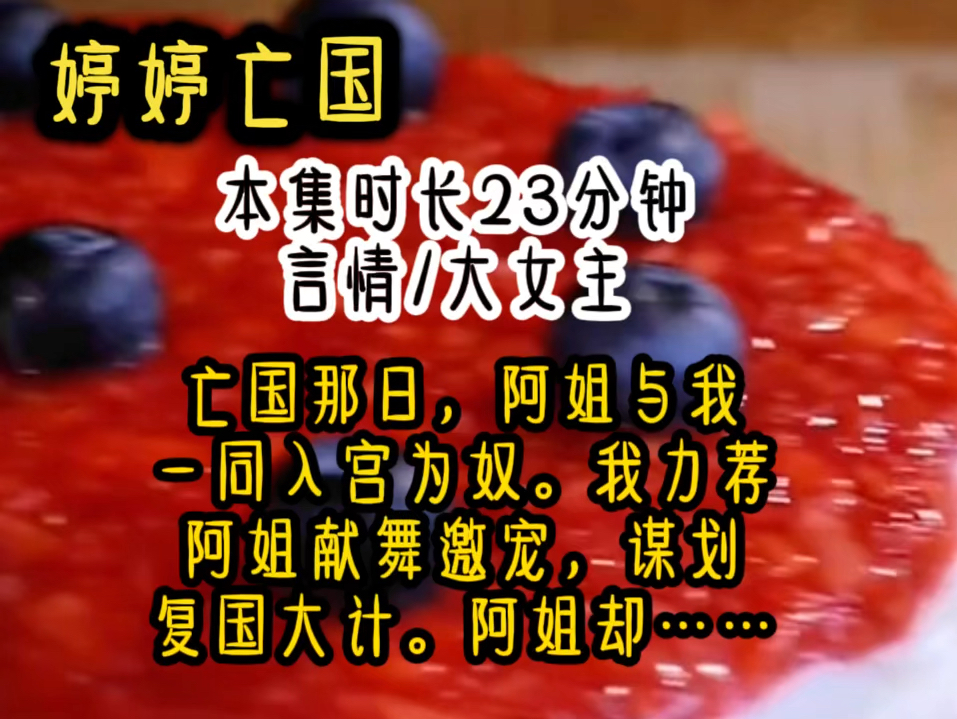 亡国那日,阿姐与我一同入宫为奴.我力荐阿姐献舞邀宠,谋划复国大计.没想到……哔哩哔哩bilibili