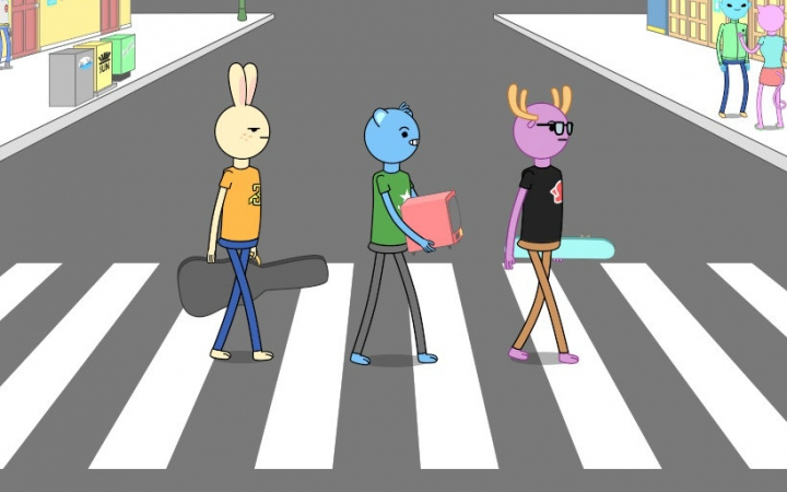 luckybunny动画短片streetsinger