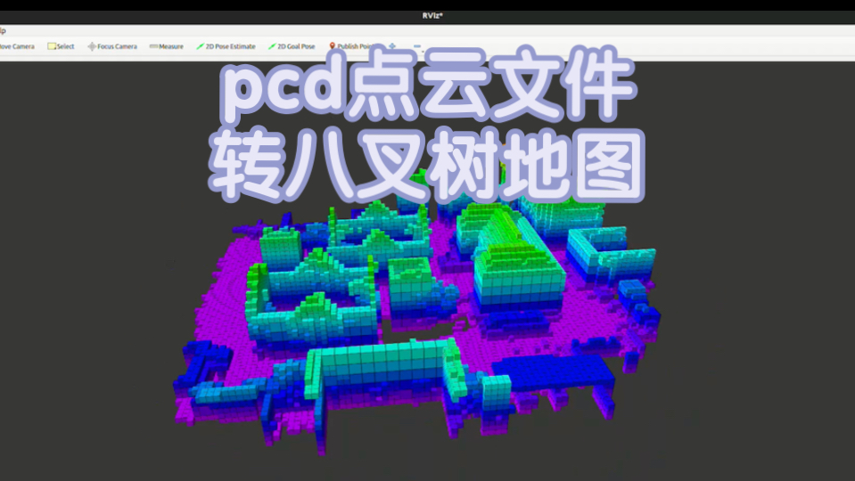 pcd点云文件转换成八叉树地图