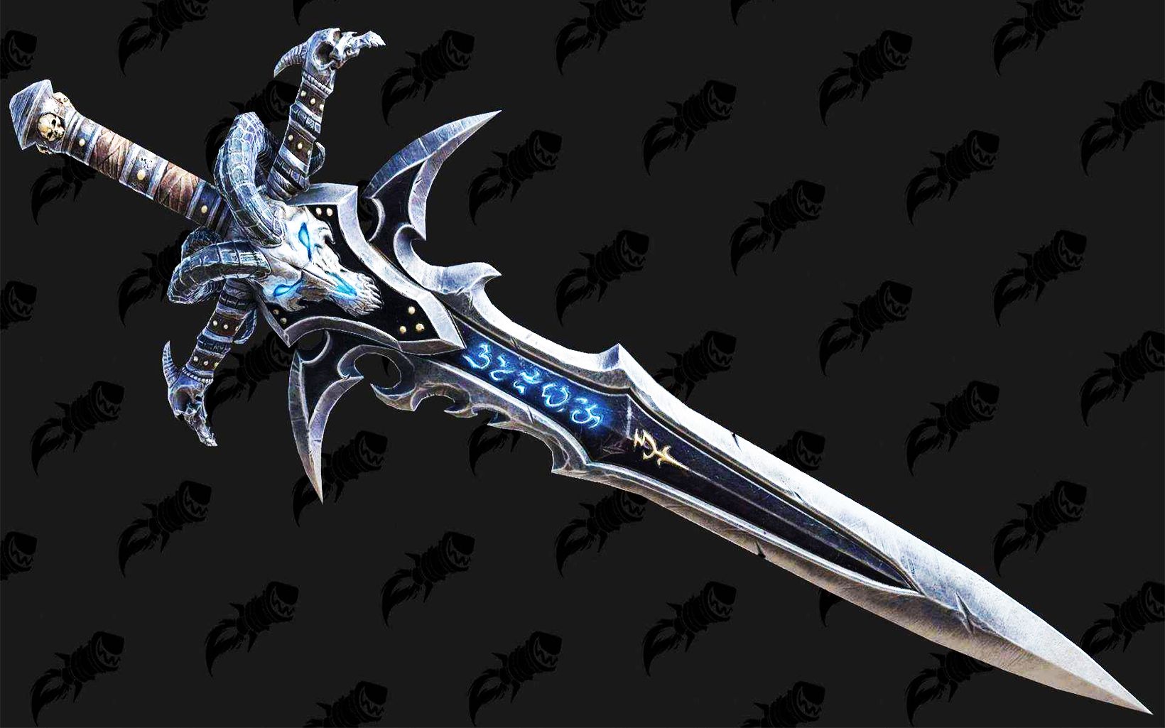 3dmax零基础:霜之哀伤 模型布线转zbrush雕刻细化 武器建模制作视频