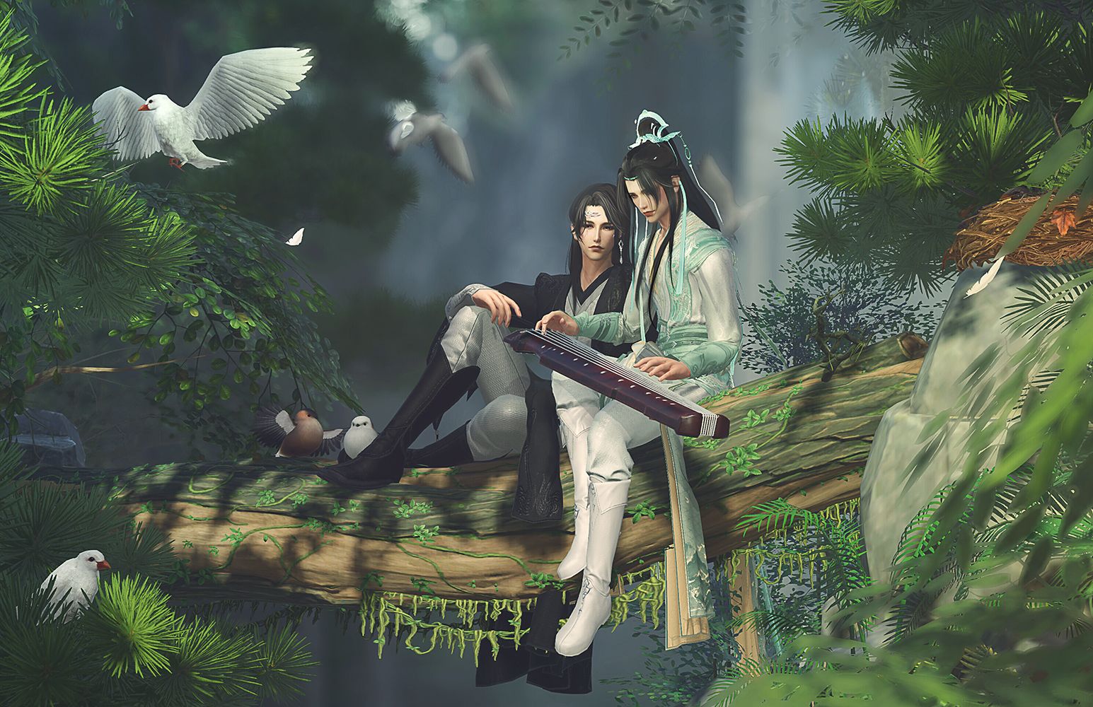 【剑网3/花琴】隔壁花琴今天也很恩爱