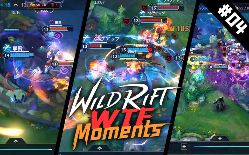 Wild Rift WTF Moments#4:兰林汉阿卡丽蛮王下饭越塔,灵药盲僧帅气回旋踢哔哩哔哩bilibili