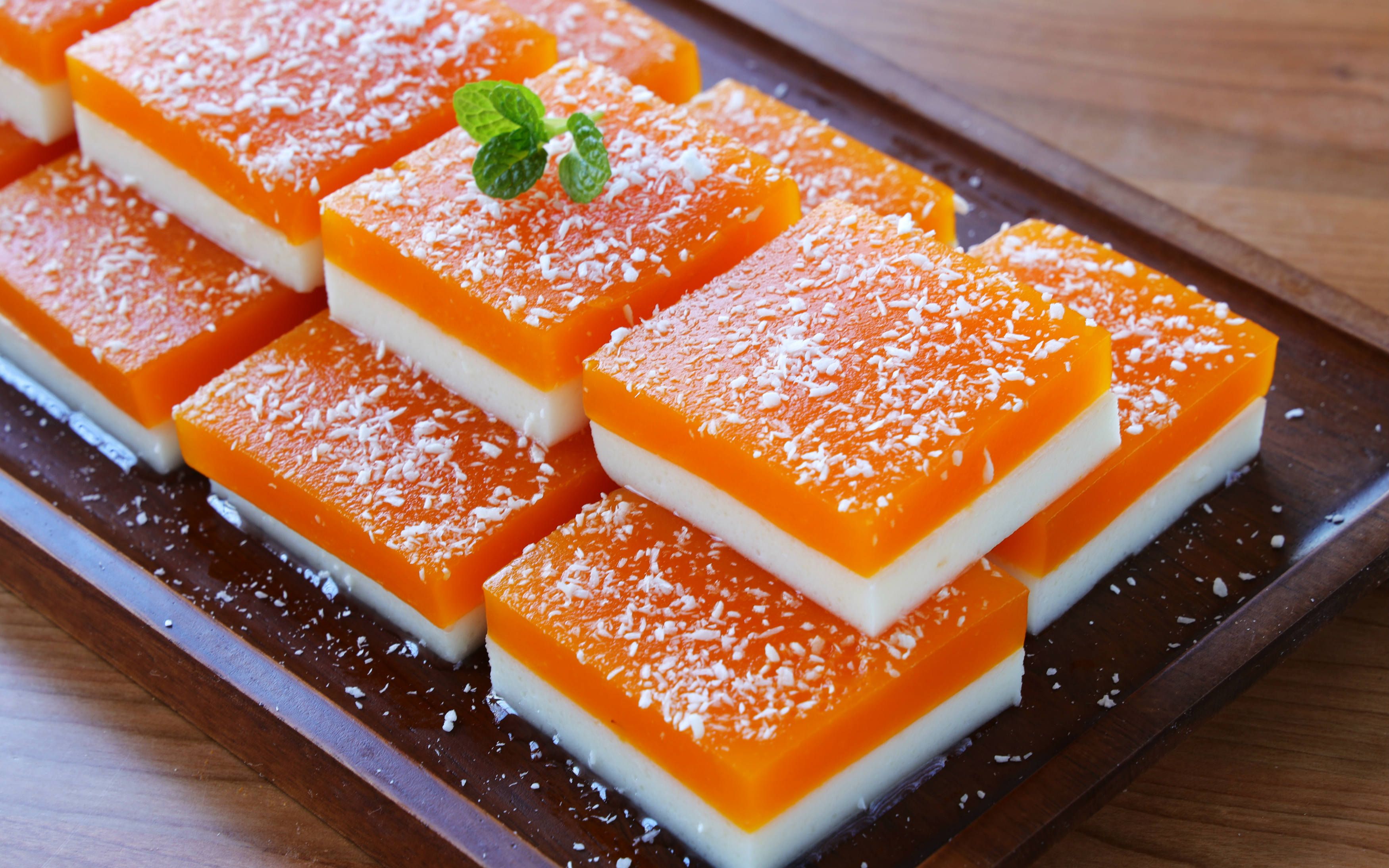 【双色糕】饭店必点的小甜点!