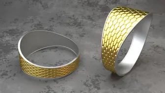 2021答疑235：小亮老师讲解3dmax野生模型教程，蛇皮戒指造型制作
