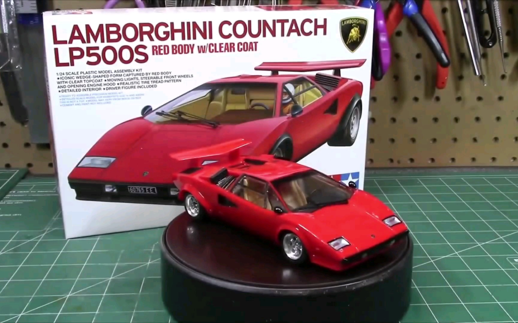 [搬运]田宫1/24兰博基尼Lamborghini Countach Lp500s Via 25419 民用车模制作哔哩哔哩bilibili