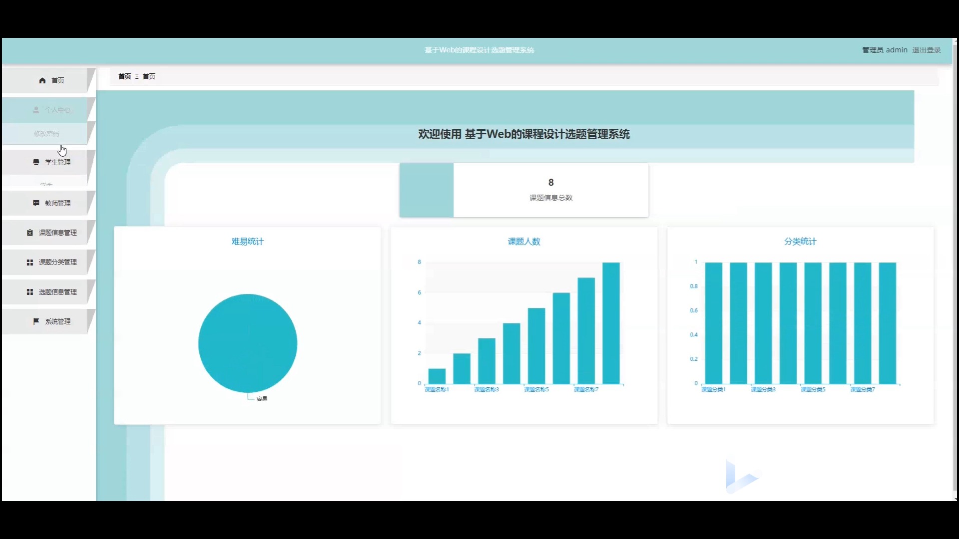 (附论文)基于Springboot和Vue的课程设计选题管理系统(501)哔哩哔哩bilibili