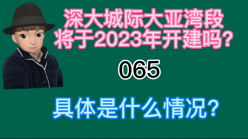 深大城际大亚湾段2023年开建?来看看具体情况哔哩哔哩bilibili