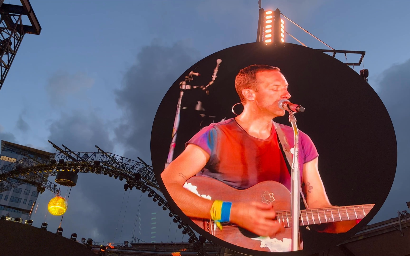 coldplay《yellow》世界巡回演唱会哥德堡站