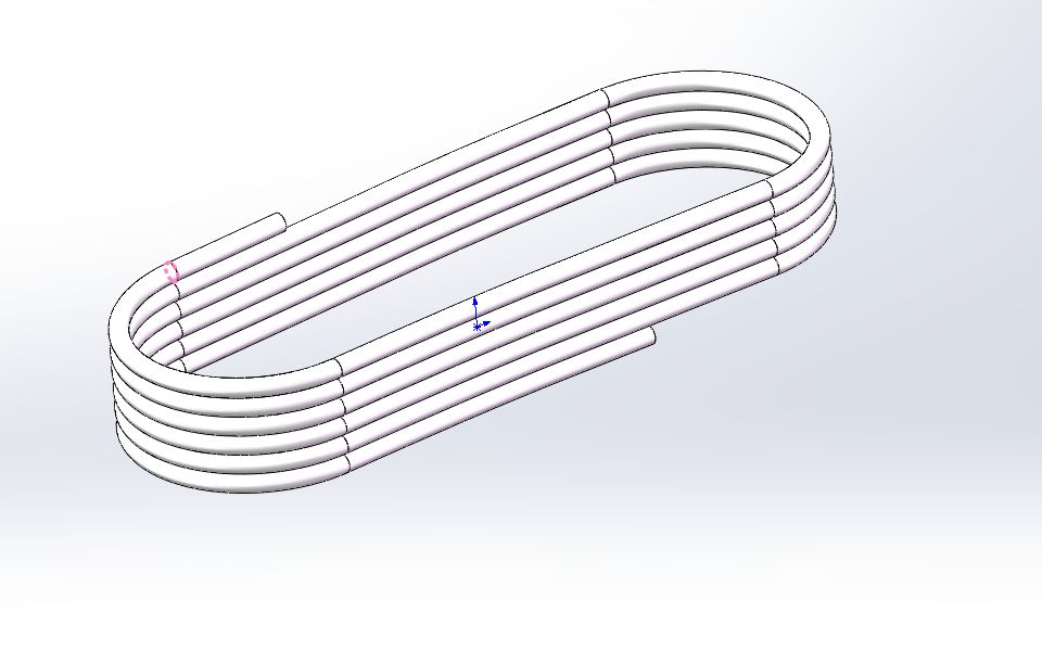 利用solidworks交叉曲线工具绘制非典型螺旋曲线以套管式换热器为例哔哩哔哩bilibili