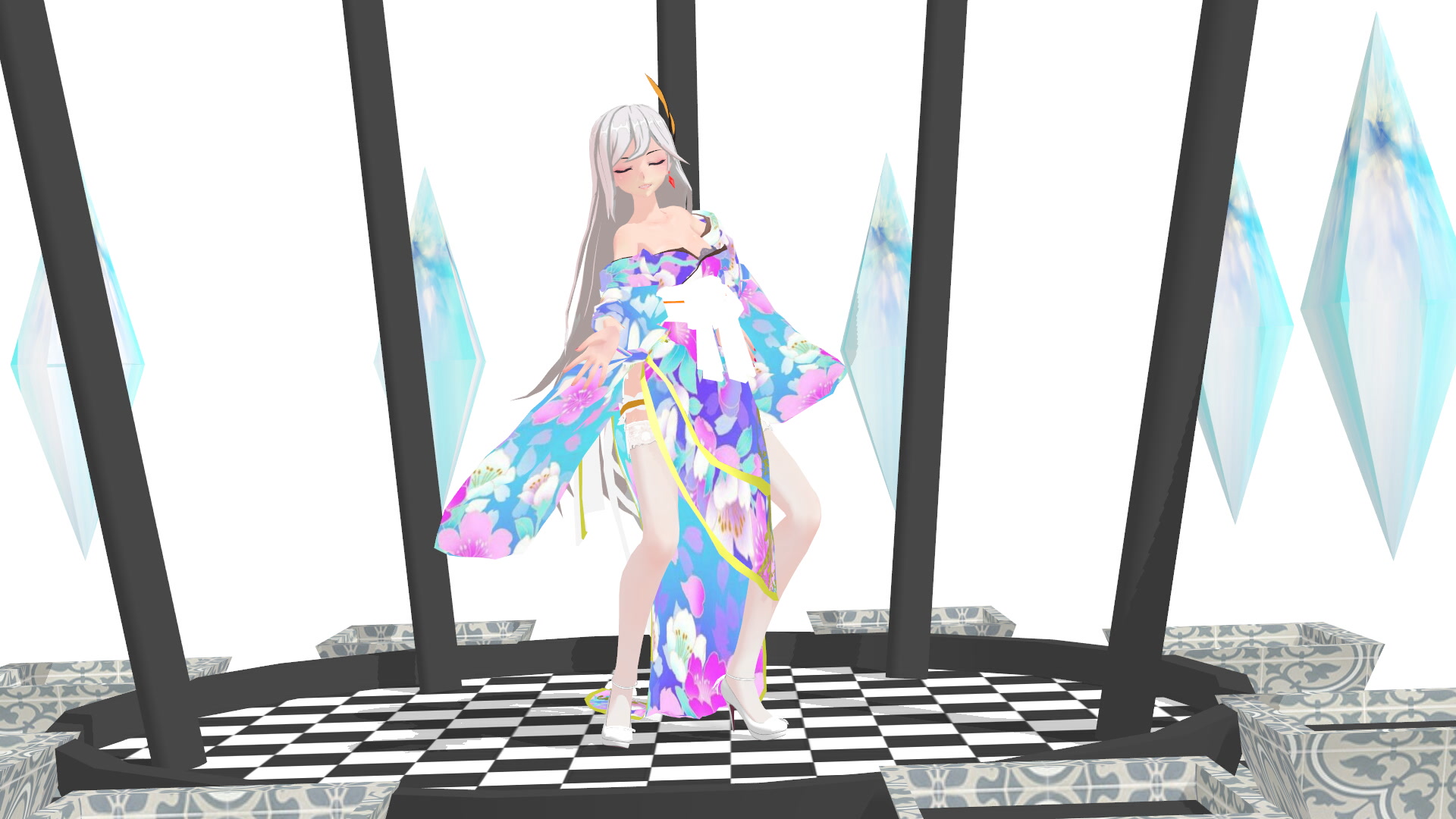 MMD塞西莉亚哔哩哔哩bilibili