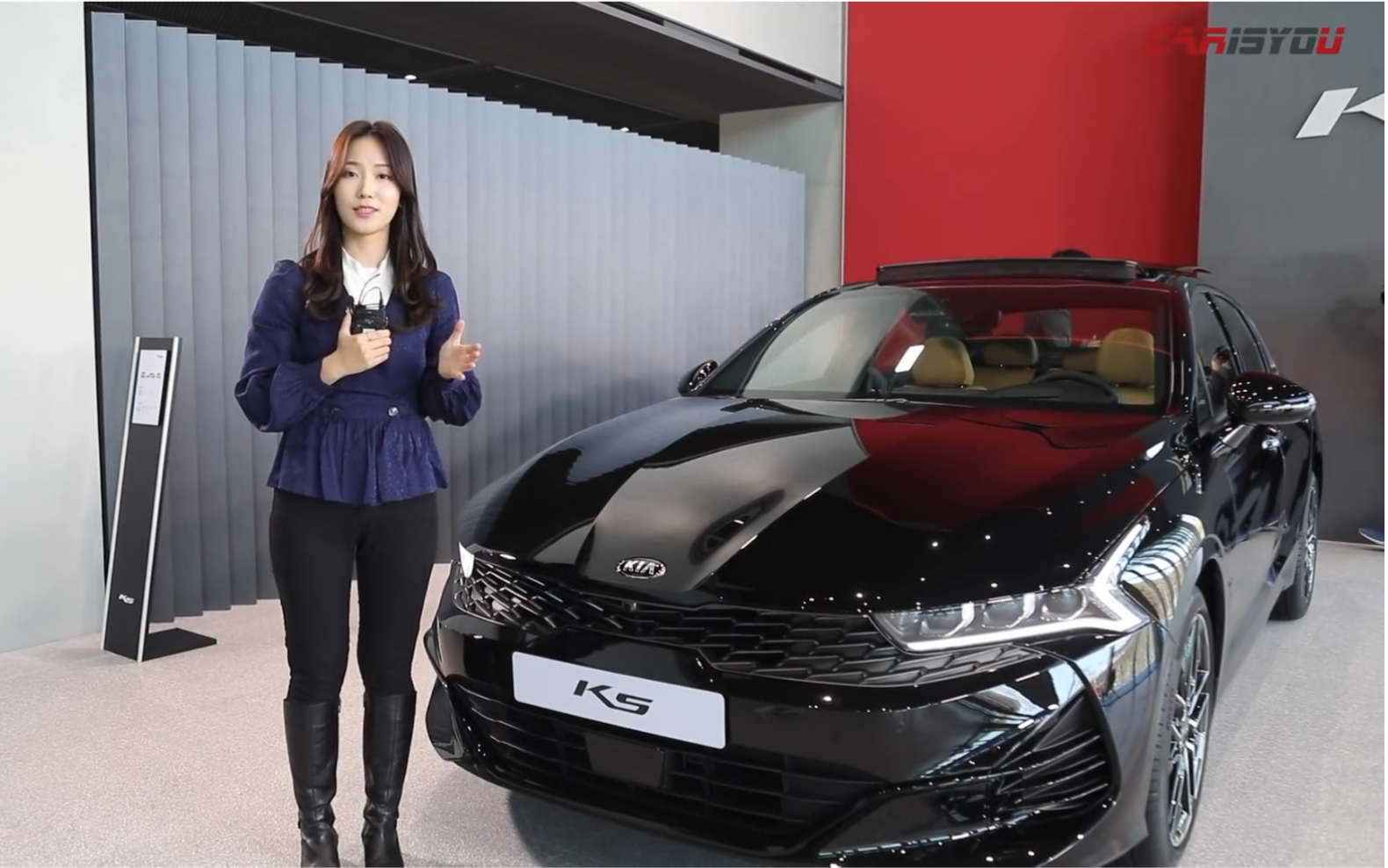 全新起亚k5发布看看韩国小姐姐的k5车评