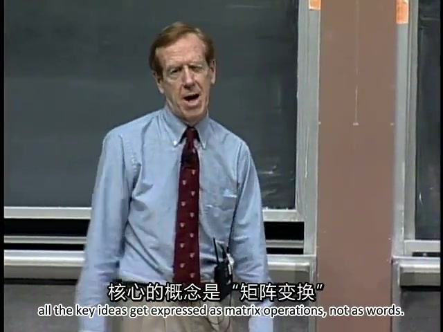 [图]麻省理工开放课程_线性代数_Gilbert_Strang