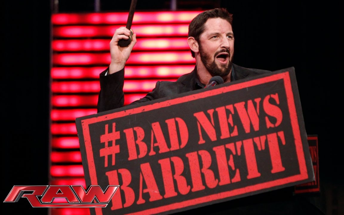 [图]WWE高清怀旧经典Bad News Barrett坏消息巴雷特2013年出场音乐mv