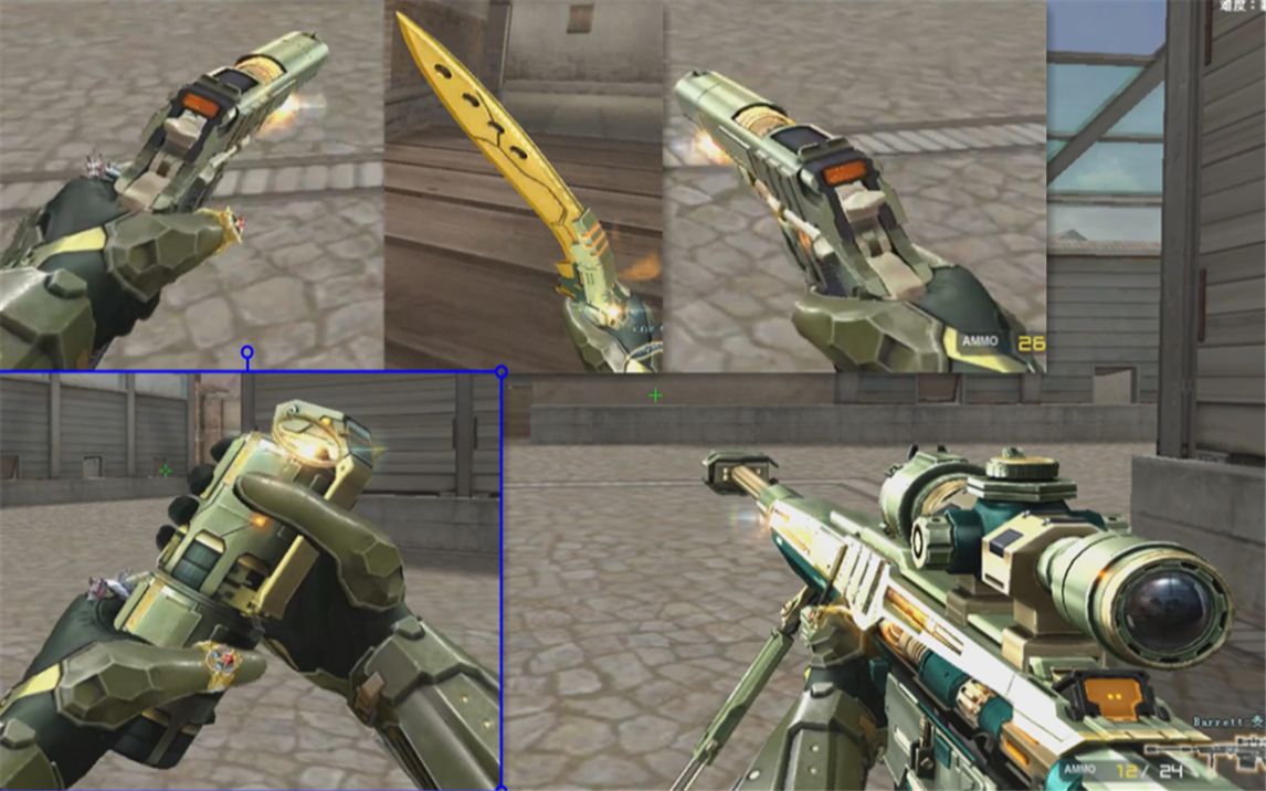 兔酱:变异装甲套装介绍,就是这么绿油油?_穿越火线