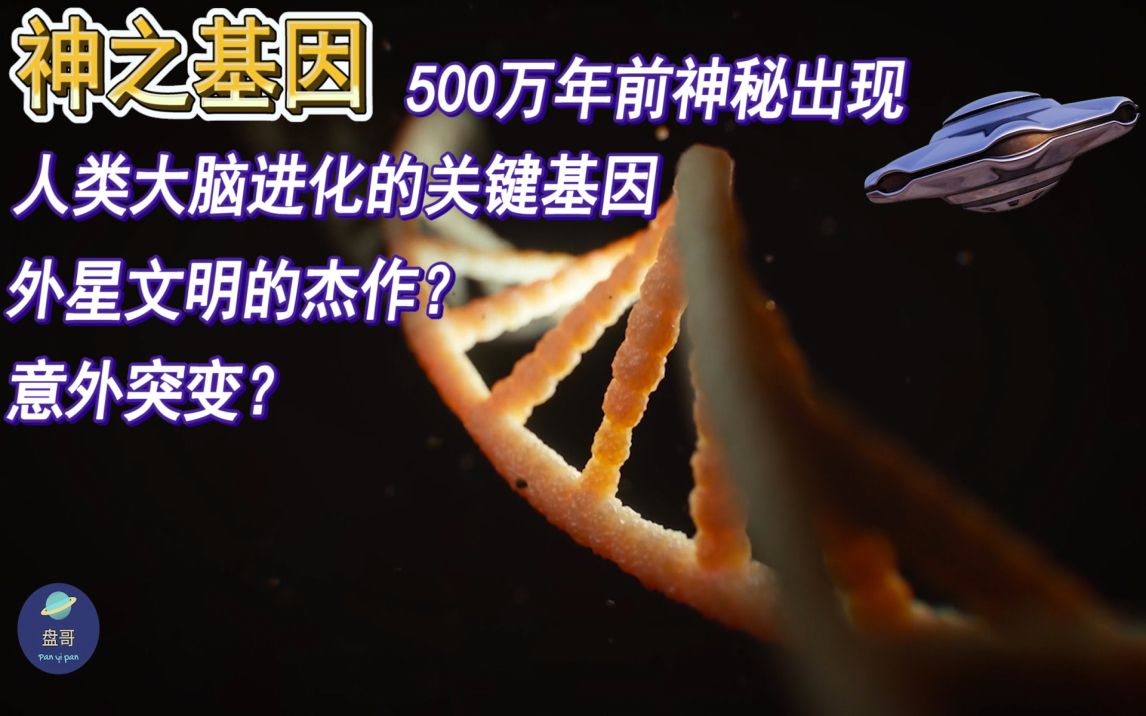 [图]神之基因|人类进化的关键基因|500万年前神秘出现|谁的杰作？猿星崛起会发生吗？触发人类进化的终极基因来自外星科技？【吓坏的外星人盘一盘】