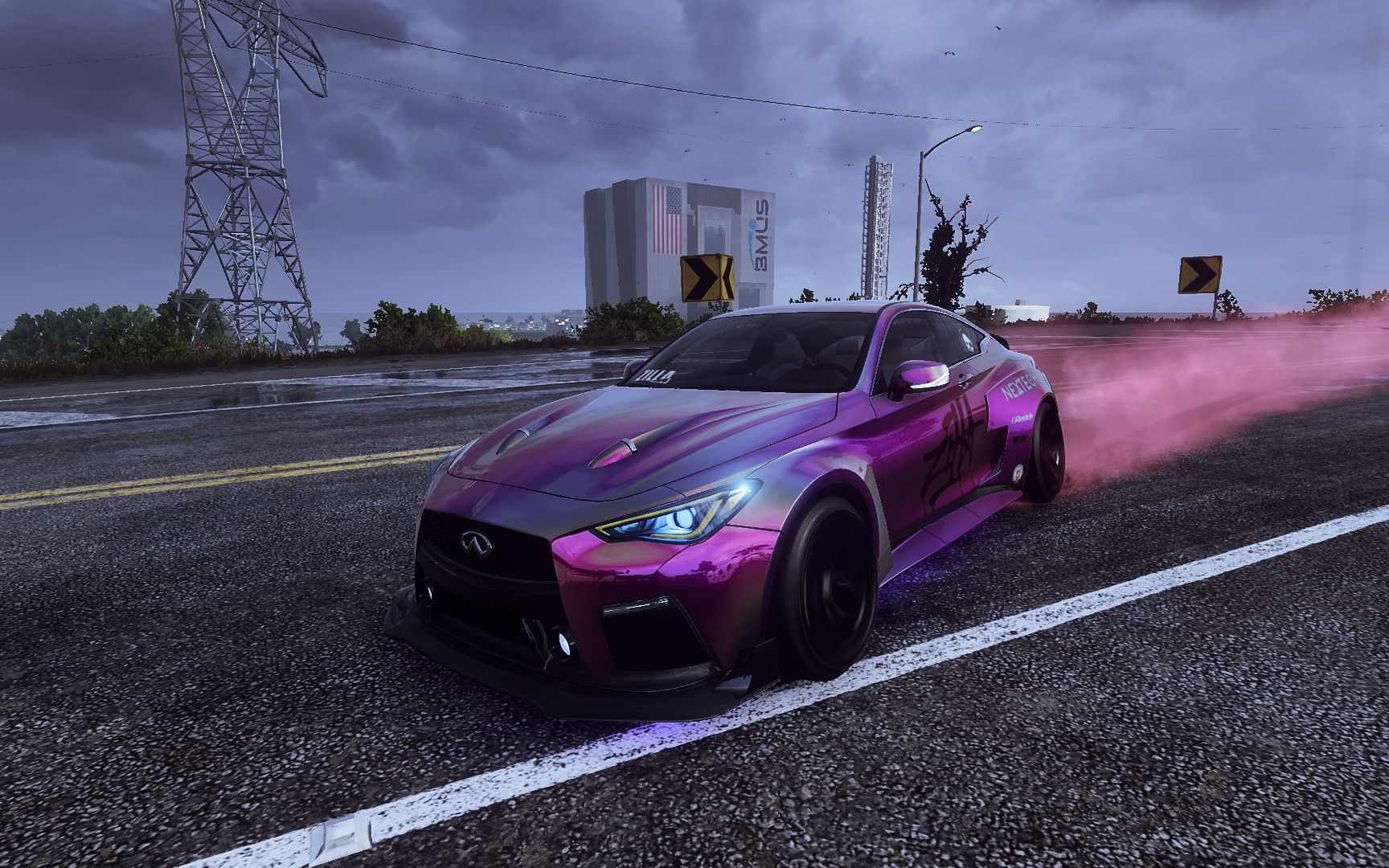 极品飞车21 q60s 翻山越岭