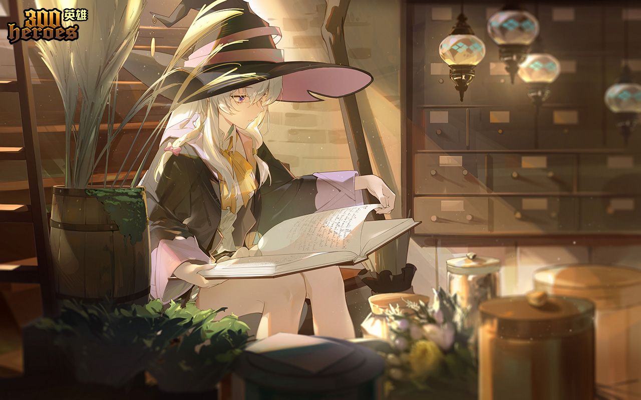 300英雄新皮肤魔理沙伊蕾娜屑之魔女的眼睛眨的好快丫