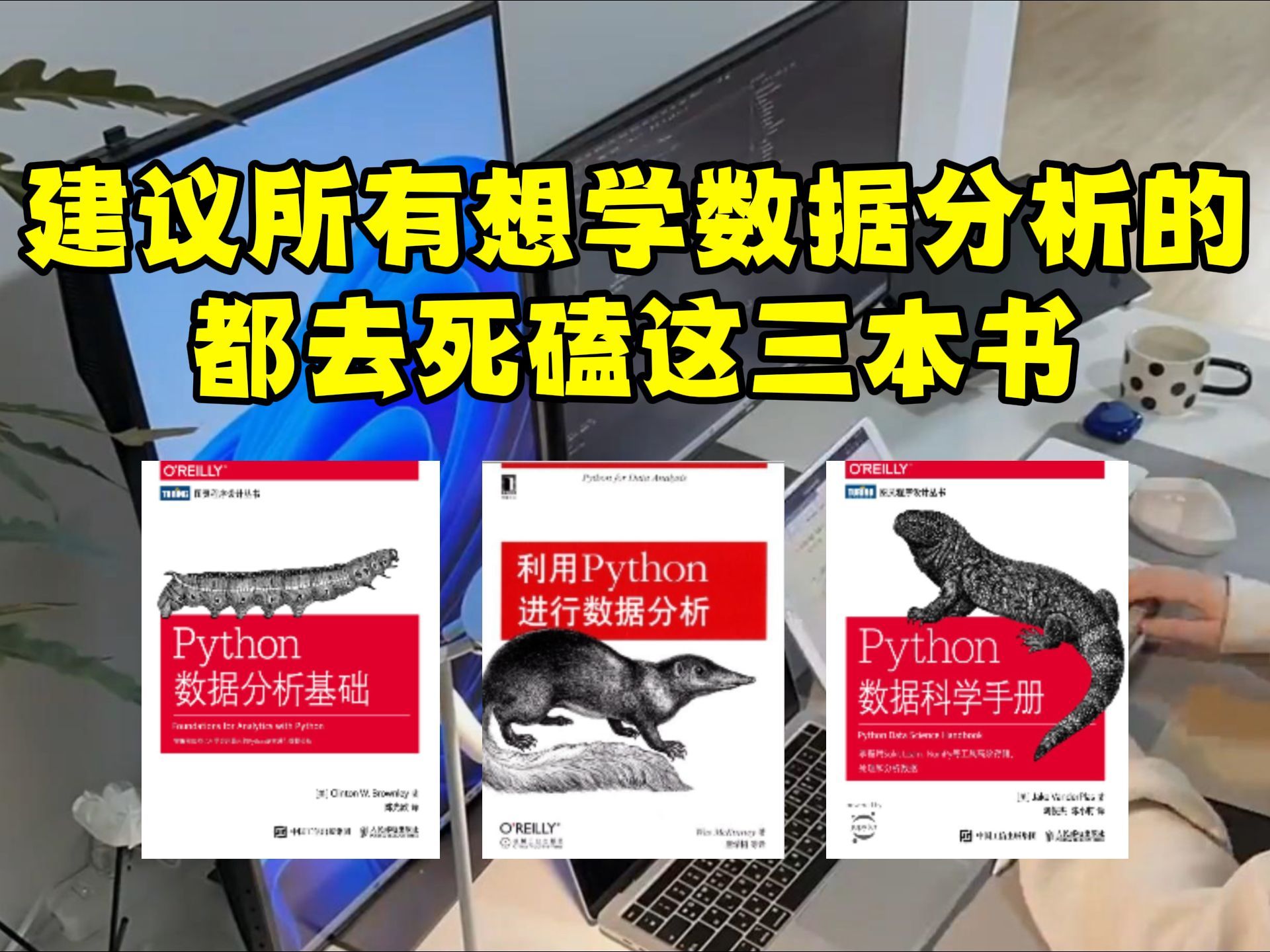 [图]【附PDF】想学Python数据分析的，刷爆这三本书！入门到精通全搞定，所有人群皆可学习，太强了！