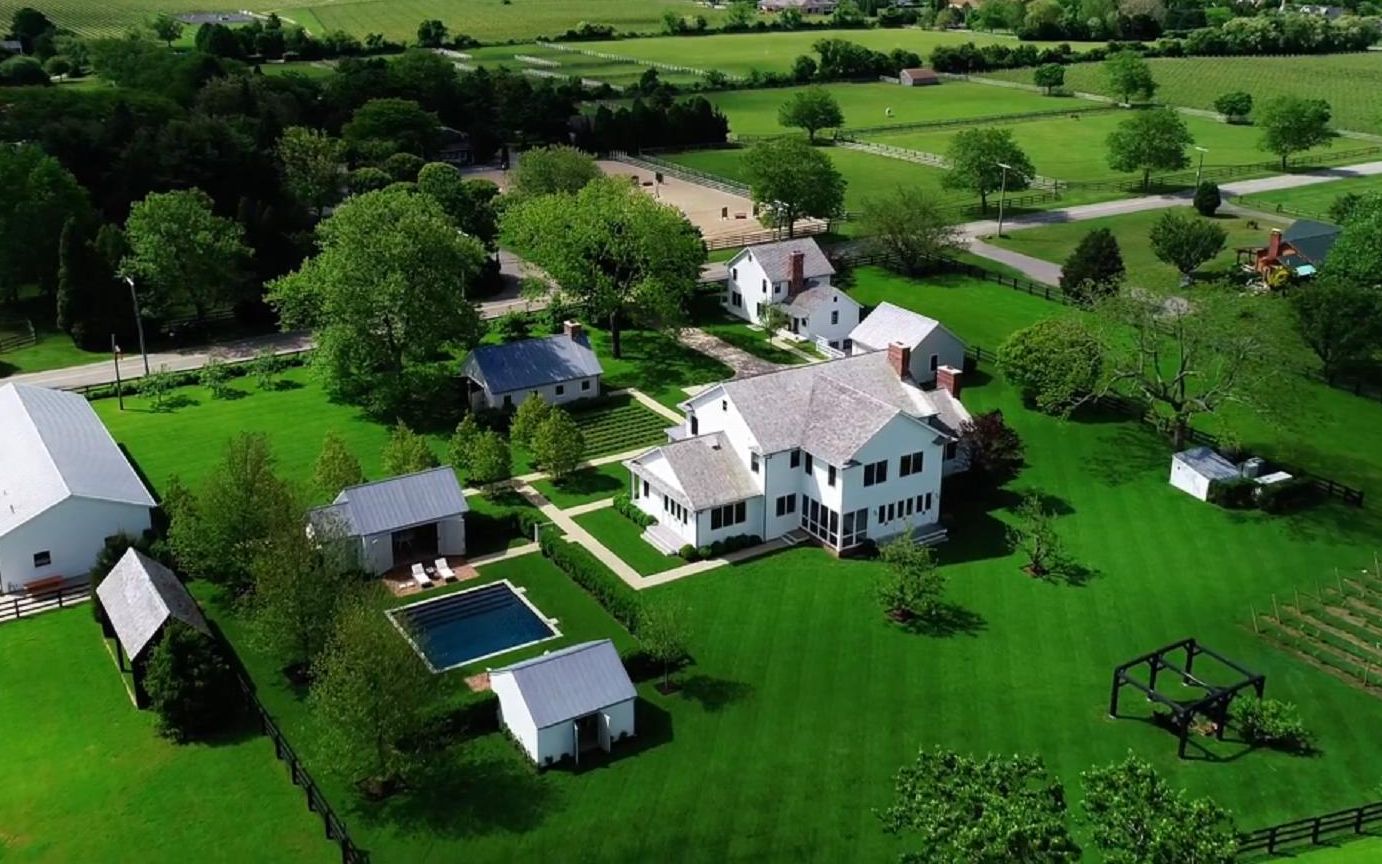 豪宅欣赏位于纽约州sagaponack的现代化农场