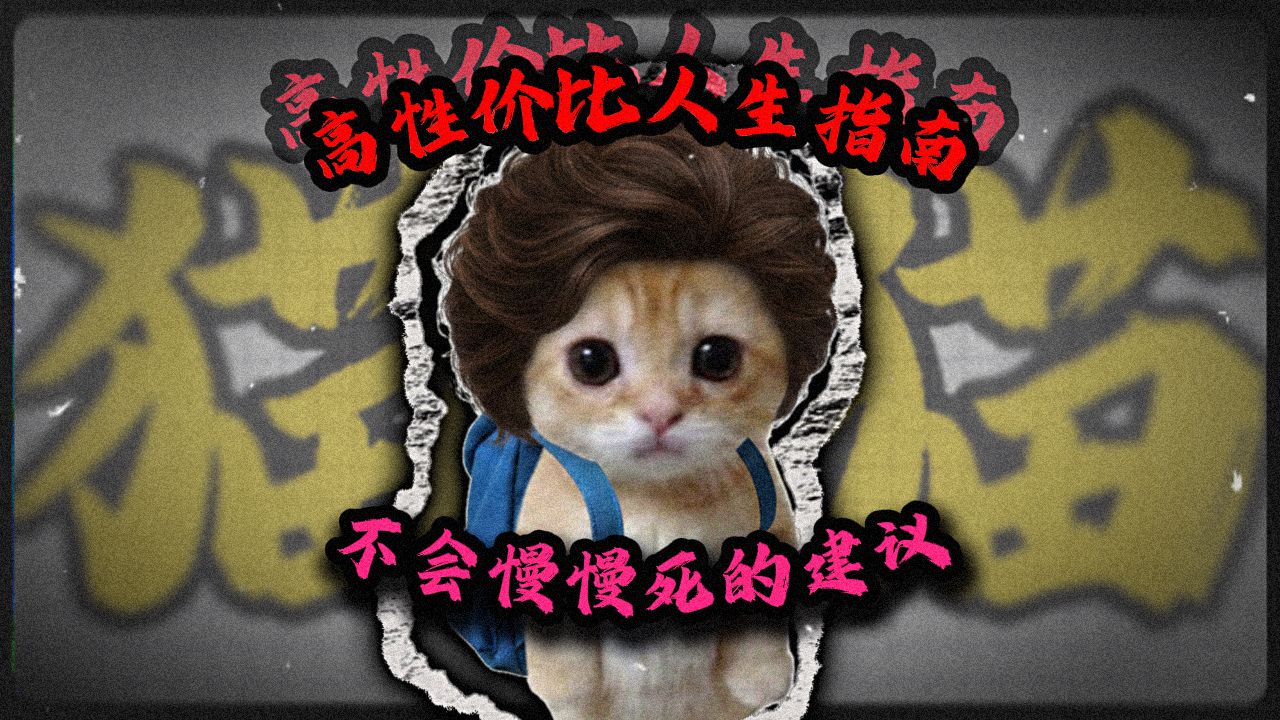 【高性价比人生指南】 一些不会慢慢死的建议