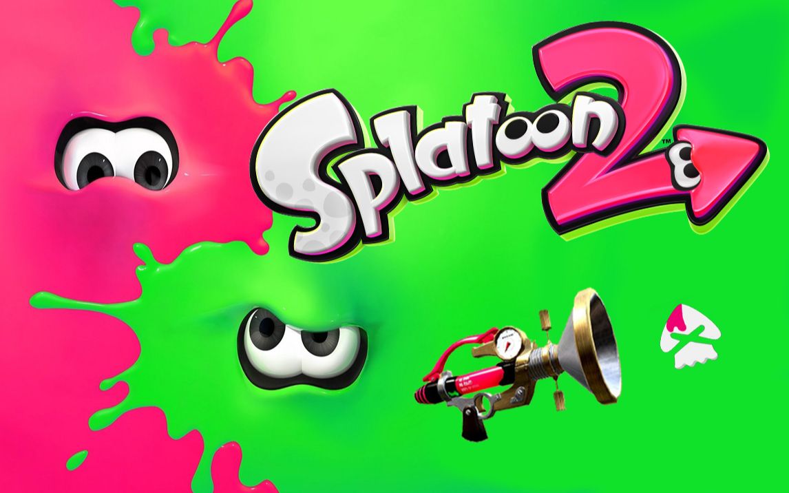 splatoon2喷射战士2新手乌贼喇叭枪击杀锦集眩晕警告