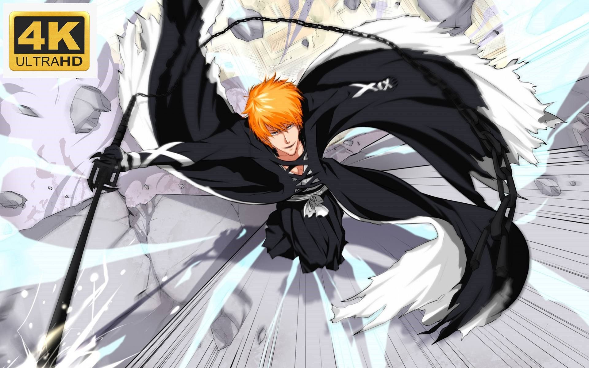 【4k ]死神剧场版·另一个冰轮丸 剪掉多余镜头,来一次打个爽吧!