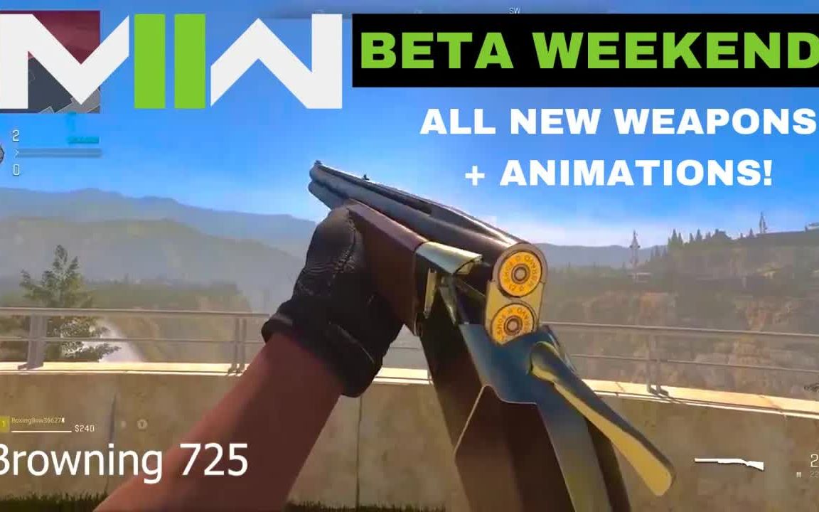 【COD19】B测第二周 新武器一览_使命召唤