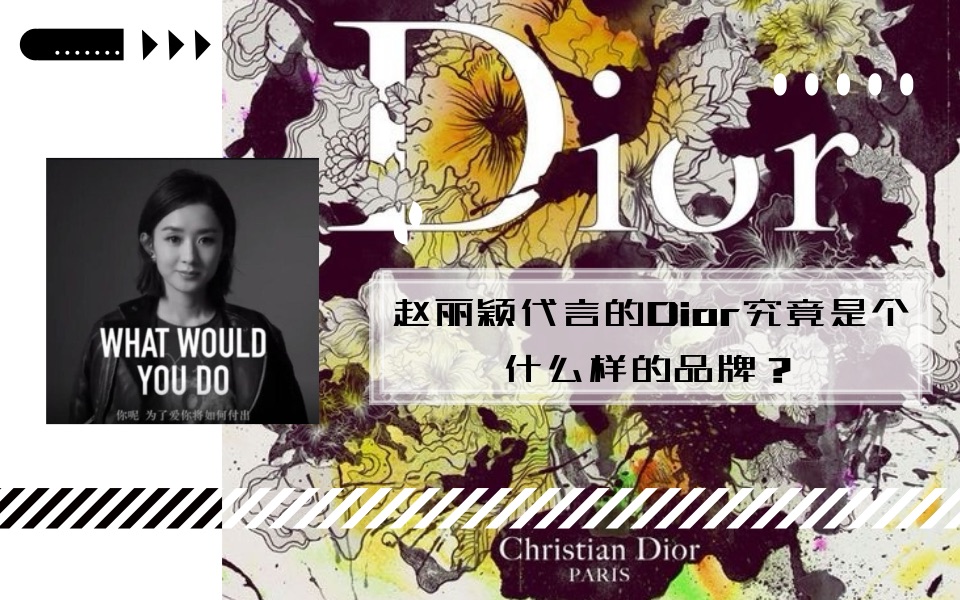 请了赵丽颖代言而糊了一塌糊涂又光速解约(?)的Dior究竟是个什么样的品牌?哔哩哔哩bilibili