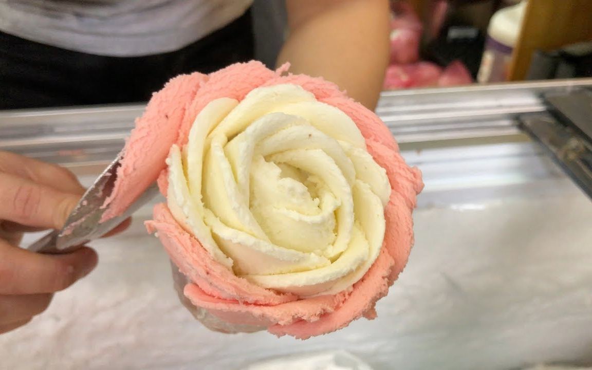 冰淇淋玫瑰花稀有图片