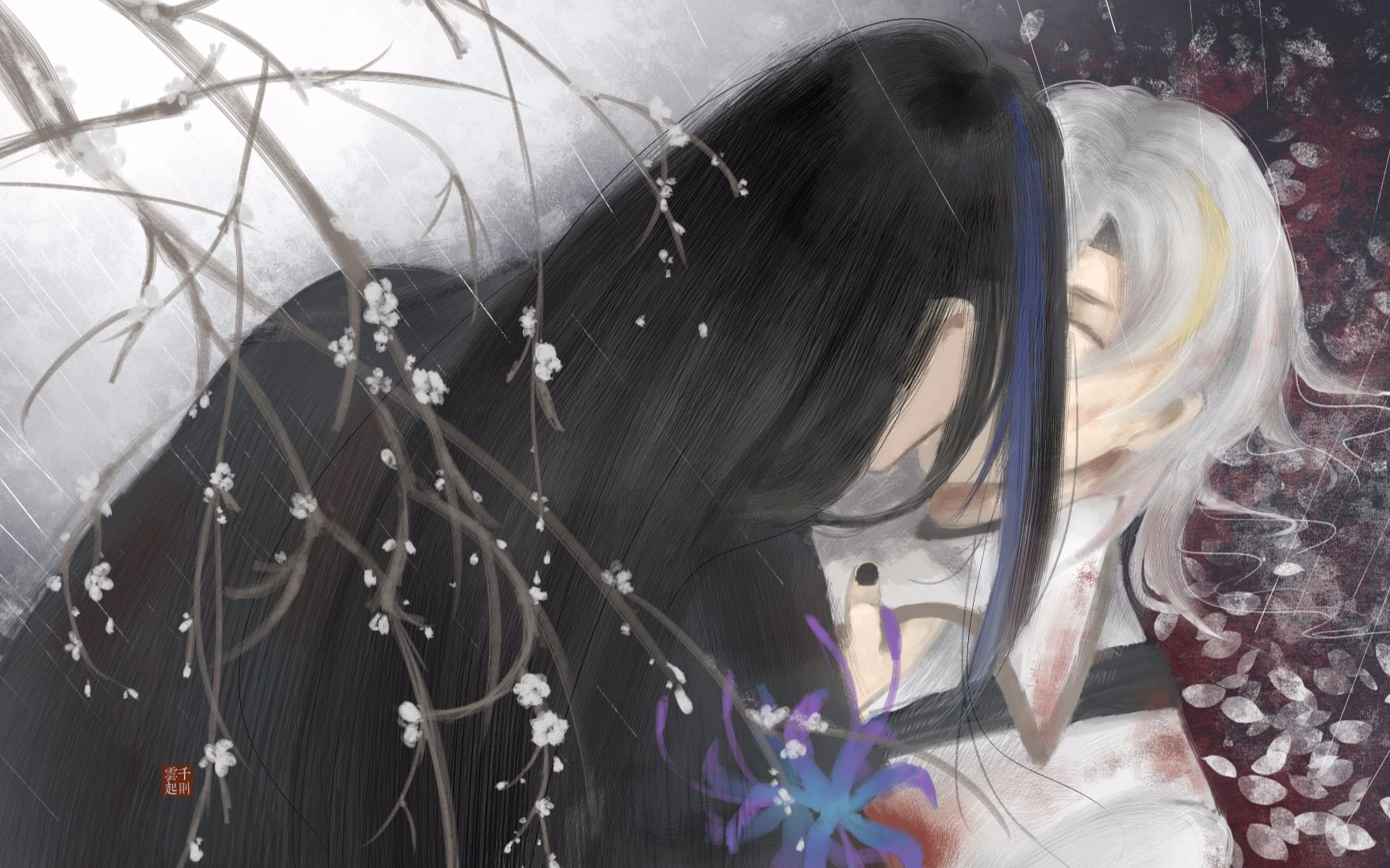 【板绘】孤剑×曦月刀 你以为这是糖吗?#梦间集剑舞笙歌