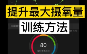 Download Video: 最大摄氧量提升训练方法